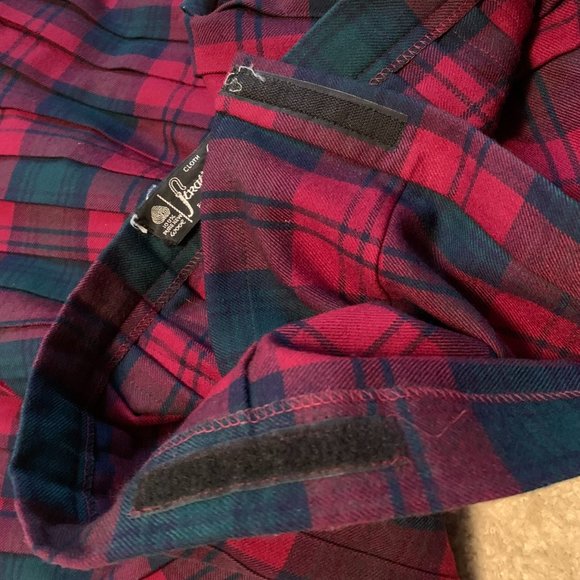 Strathmore Red Tartan 100% Wool Skirt - Picture 7 of 9